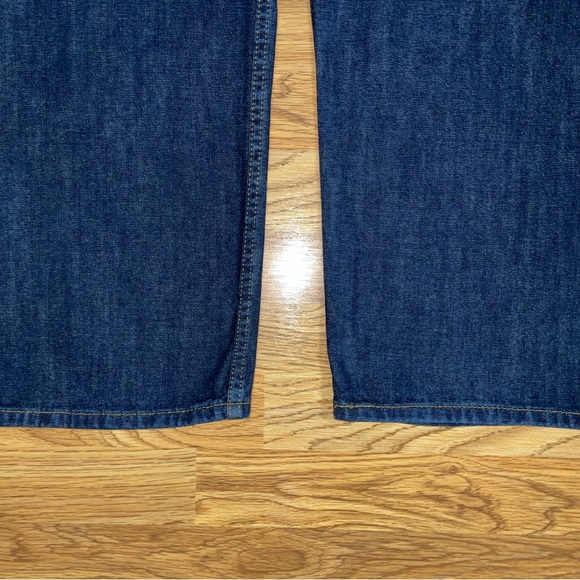 Levi’s 569 Loose Straight Fit Jeans Men’s Size 42x30 Dark Wash EUC - Picture 8 of 13